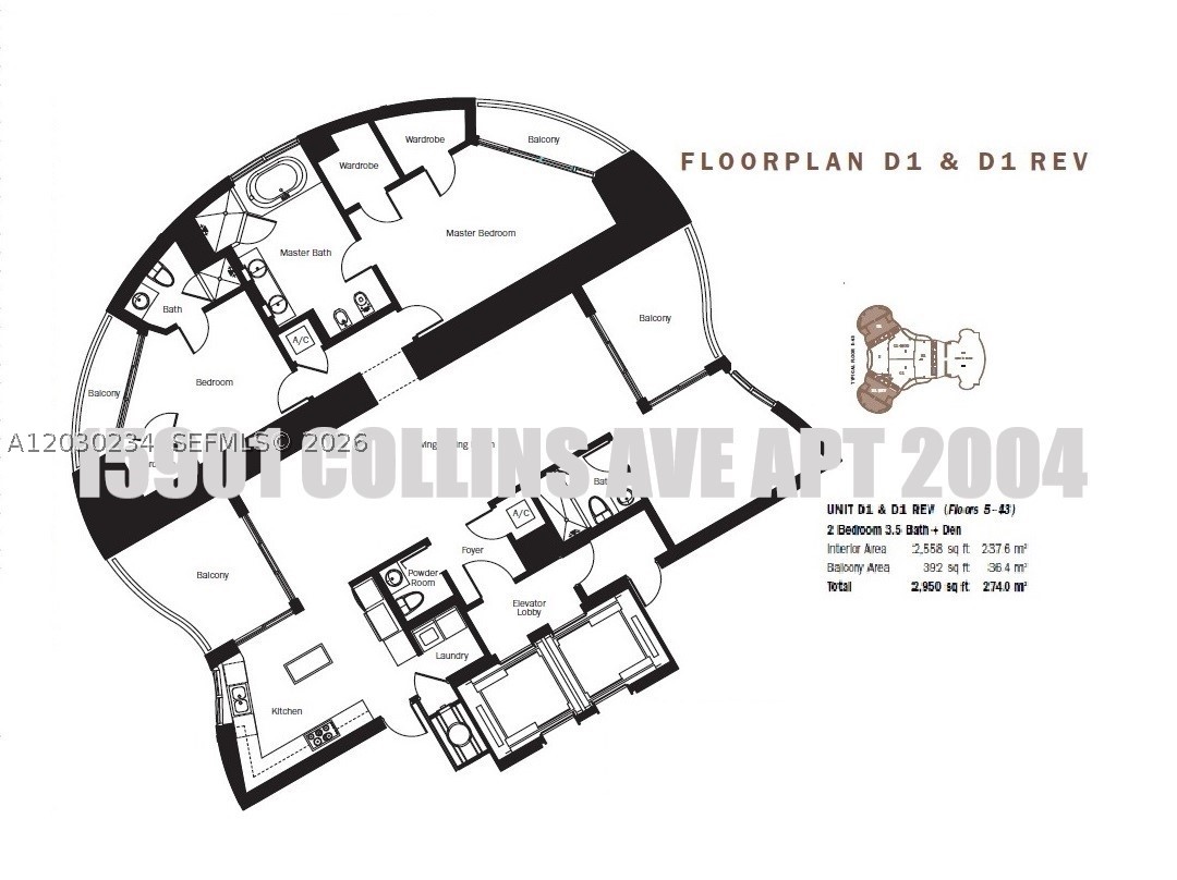 15901 Collins Ave #2004, Sunny Isles Beach FL 33160