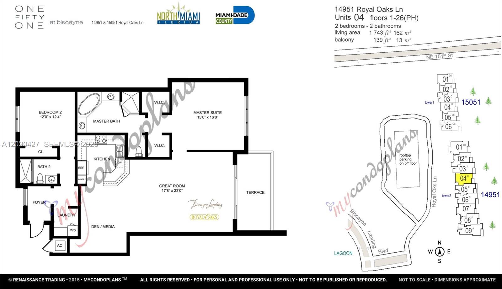 14951 Royal Oaks Ln #1104, North Miami FL 33181