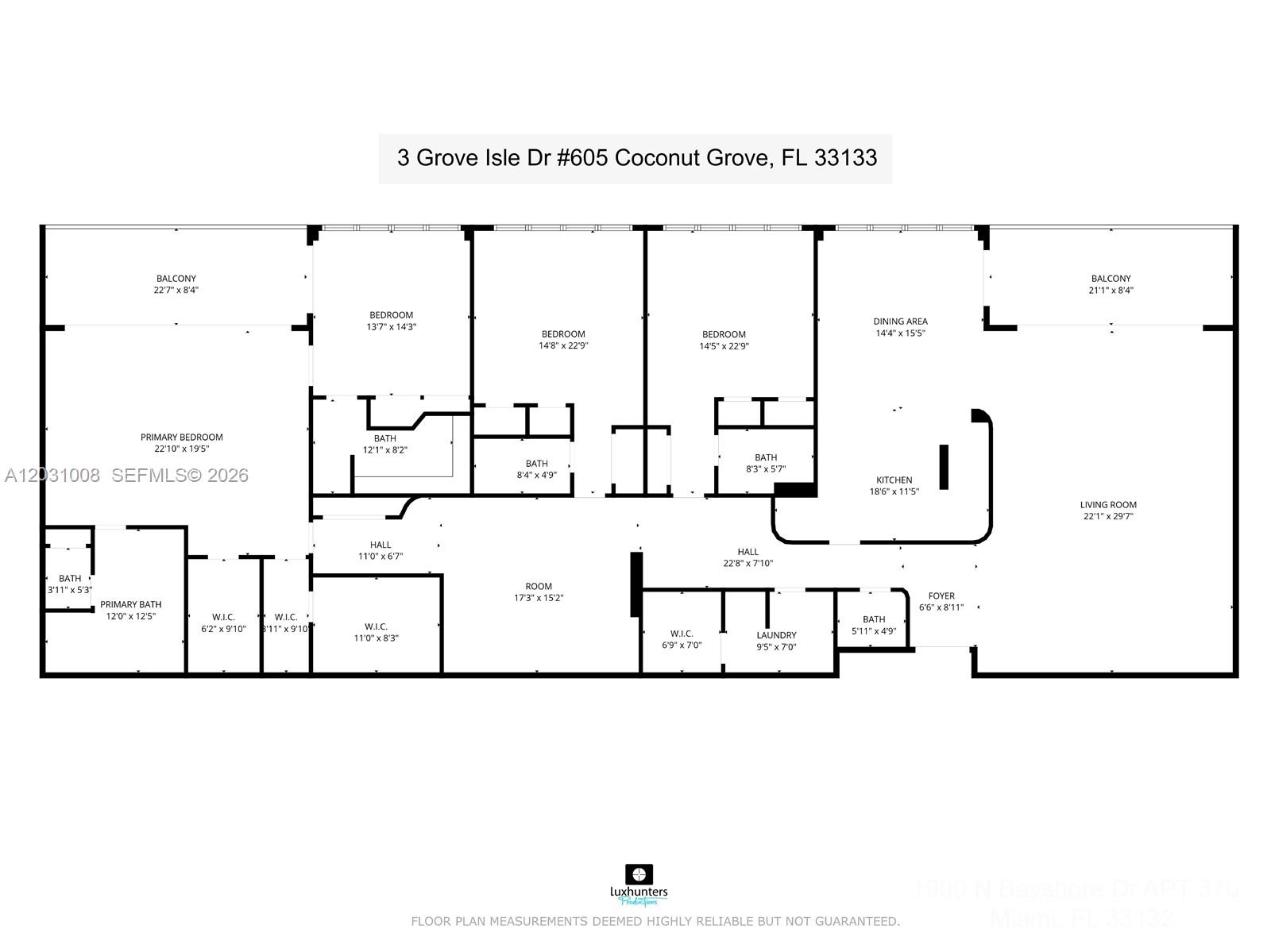 3 Grove Isle Dr #C605, Miami FL 33133