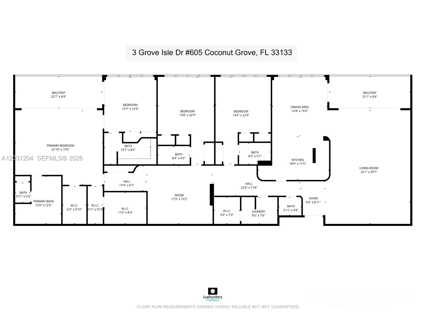 3 Grove Isle Dr #C605, Miami FL 33133