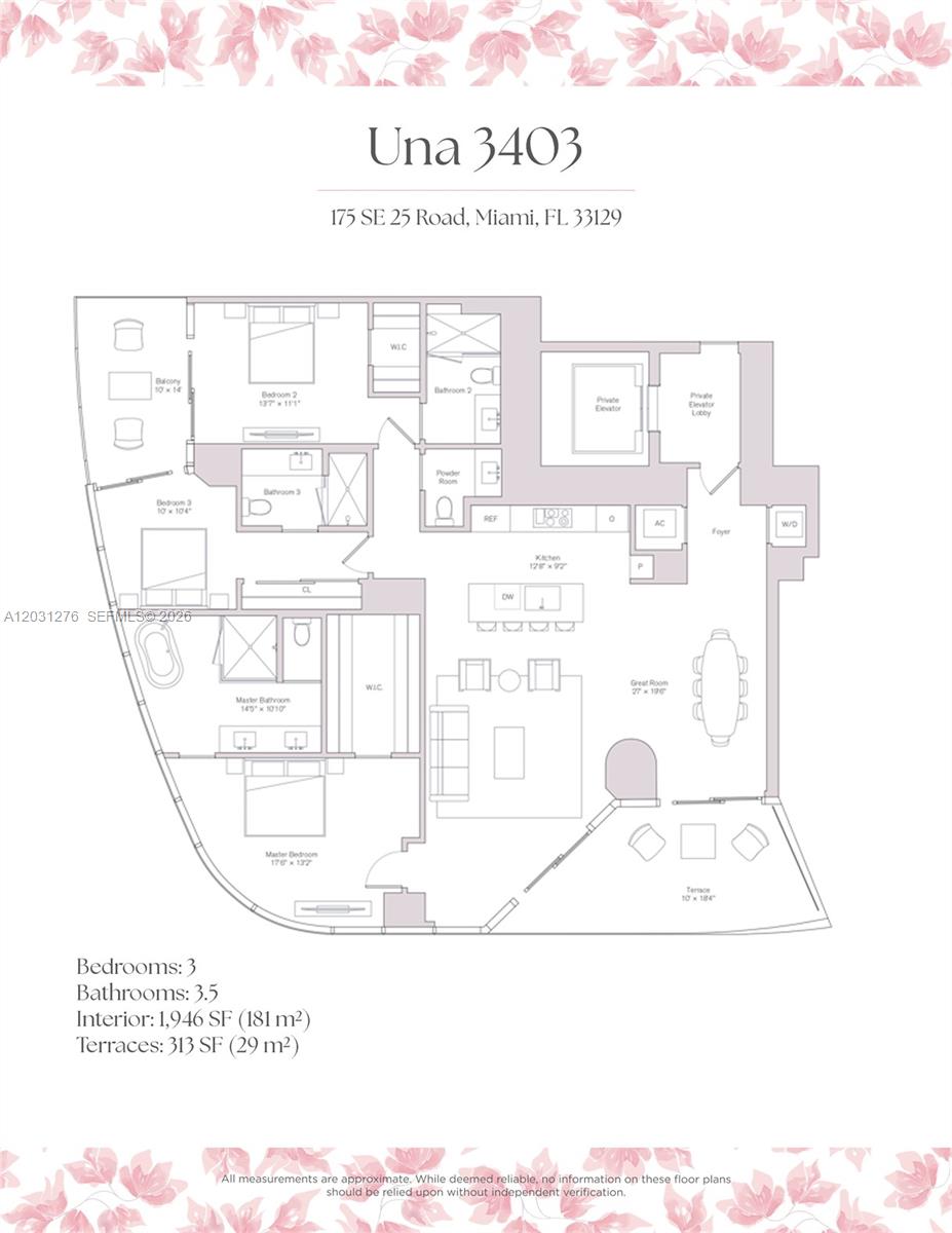 175 SE 25 Rd #3403, Miami FL 33129