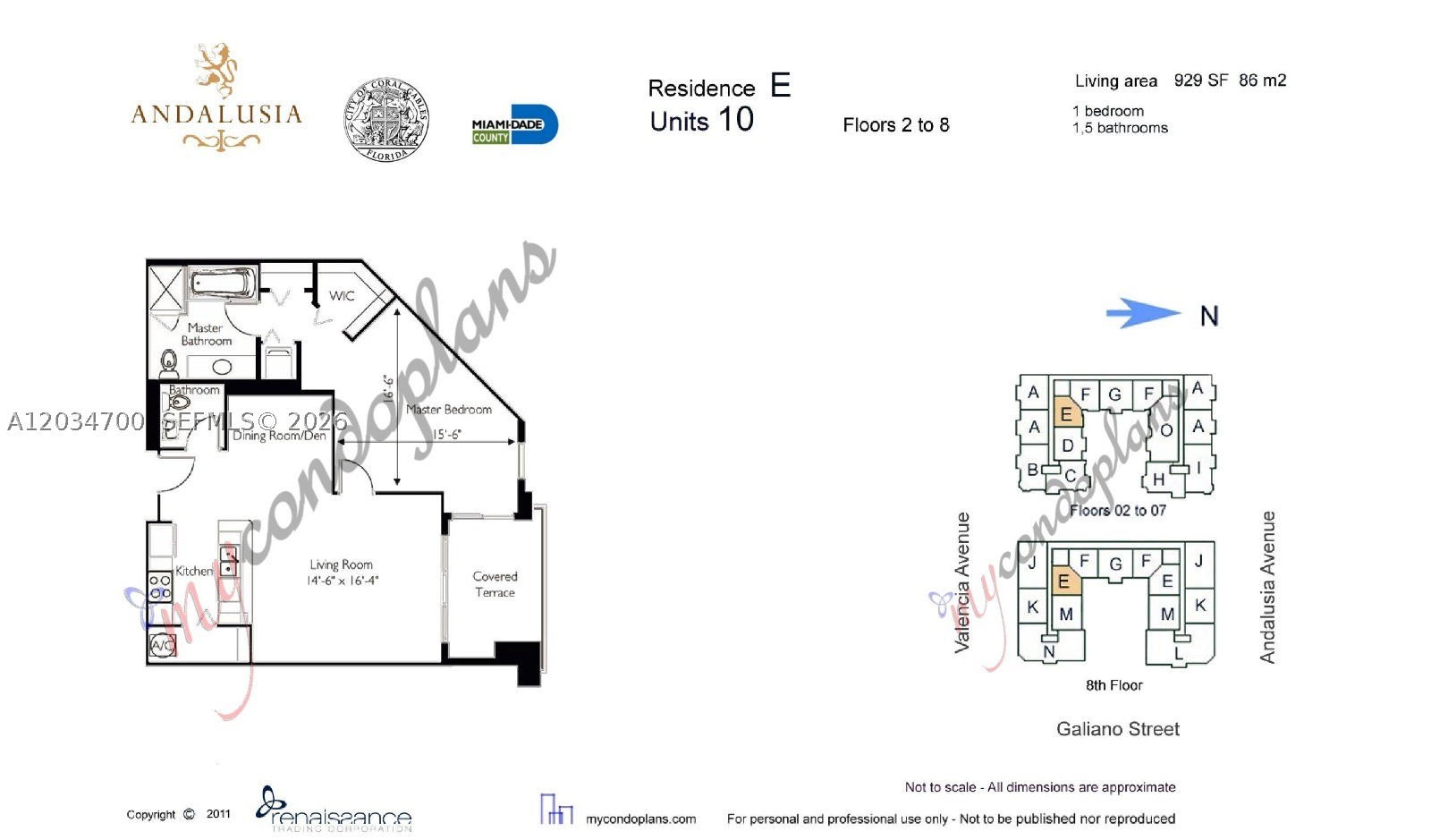 100 Andalusia Ave #410, Coral Gables FL 33134