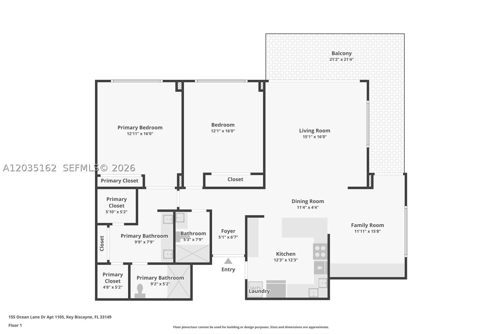 155 Ocean Lane Dr #614, Key Biscayne FL 33149