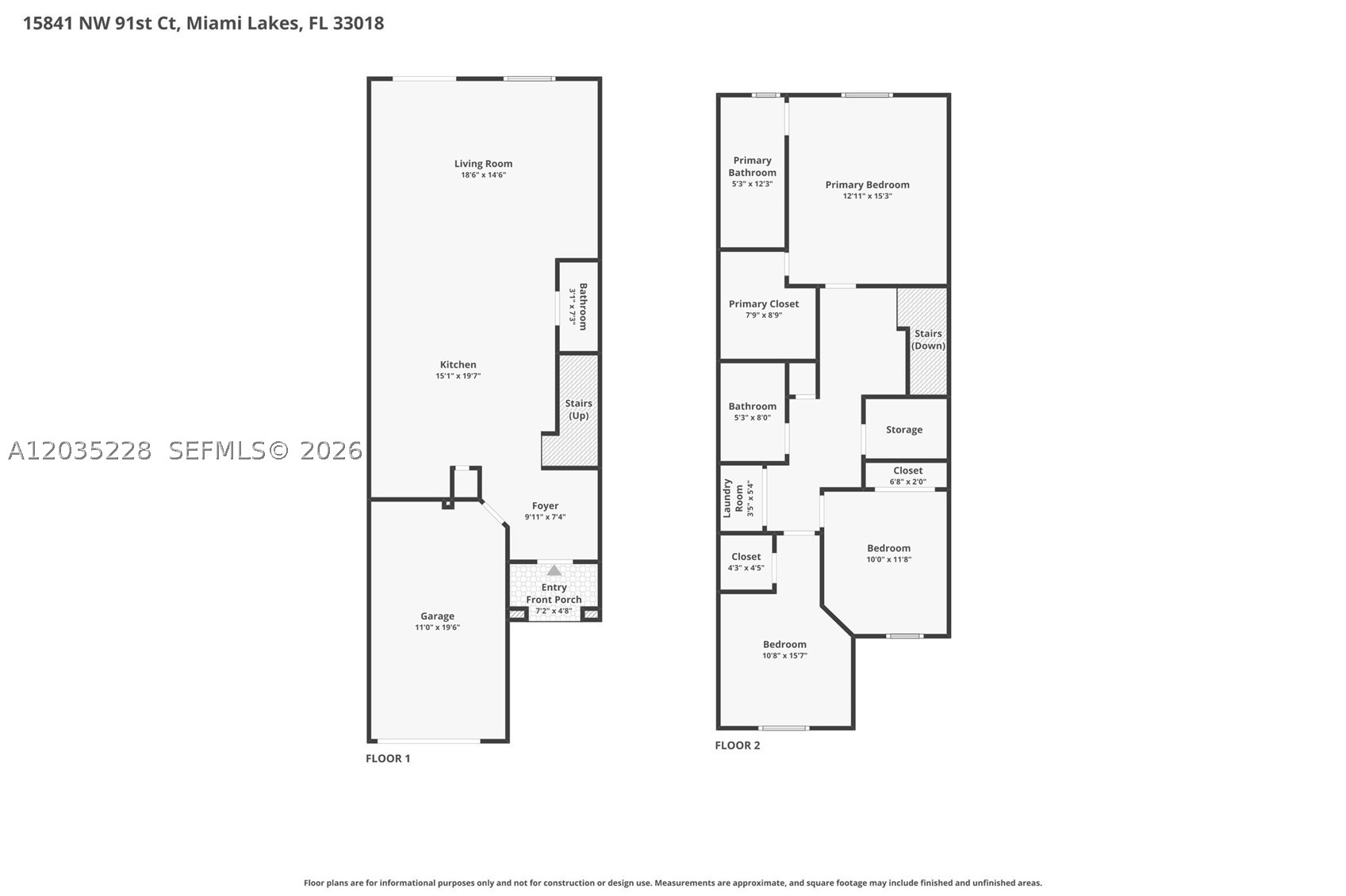 15841 NW 91st Ct, Miami Lakes FL 33018