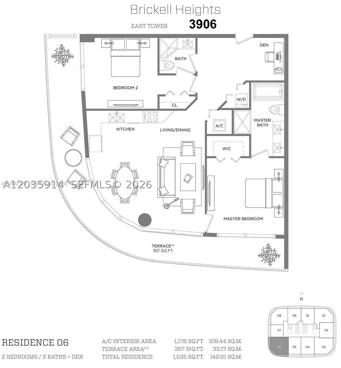45 SW 9th St #3906, Miami FL 33130