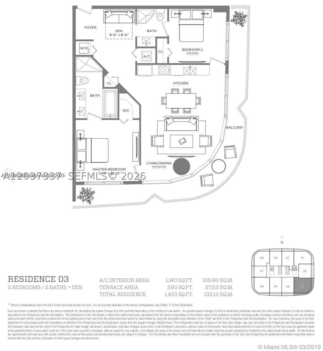 55 SW 9th St #2003, Miami FL 33130