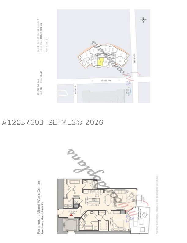 851 NE 1st Ave #4806, Miami FL 33132