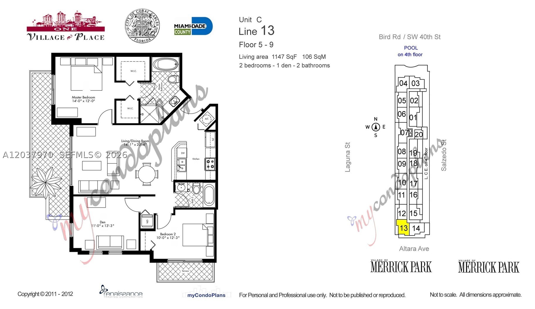 4100 SALZEDO ST #713, Coral Gables FL 33146