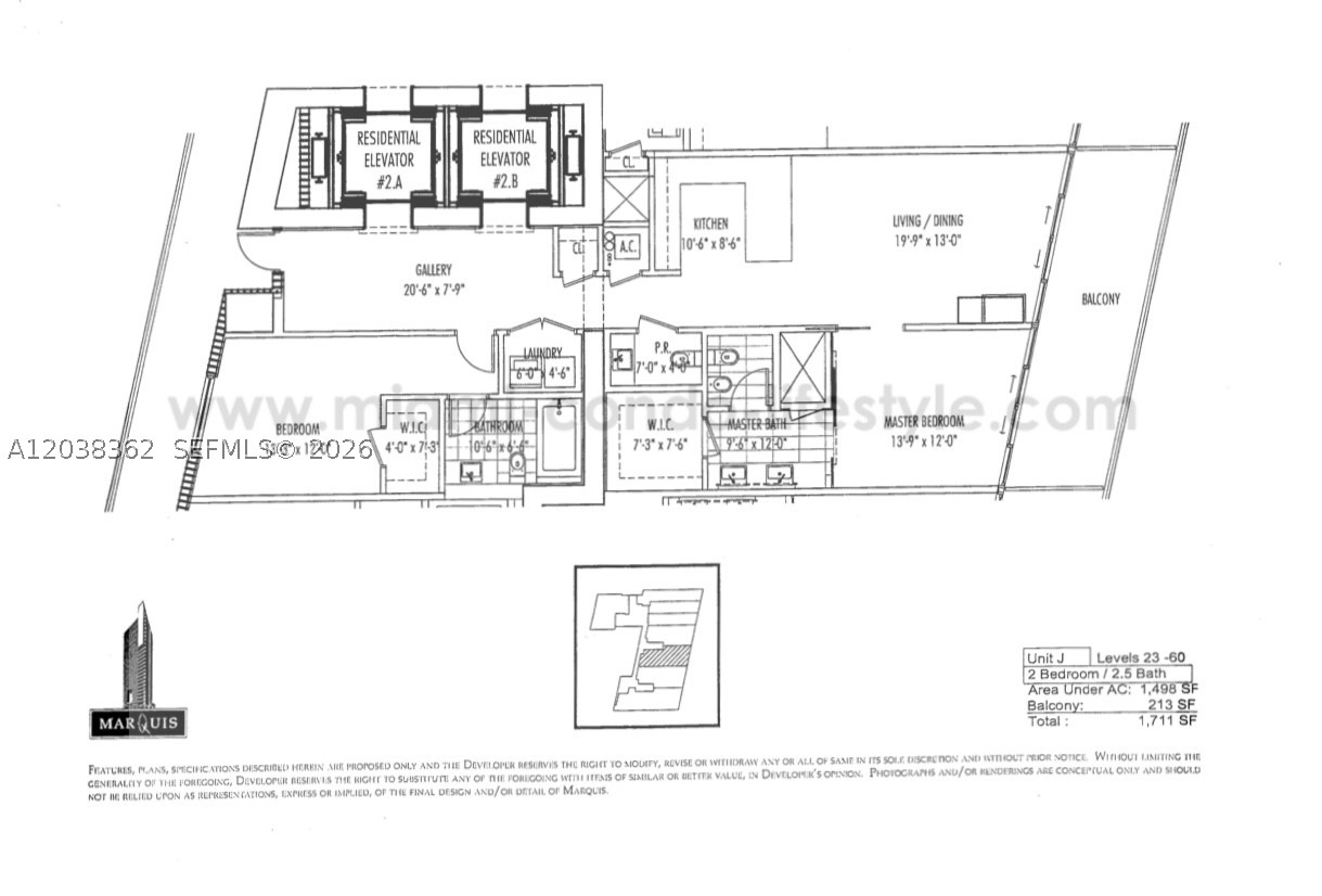 1100 Biscayne Blvd #4103, Miami FL 33132