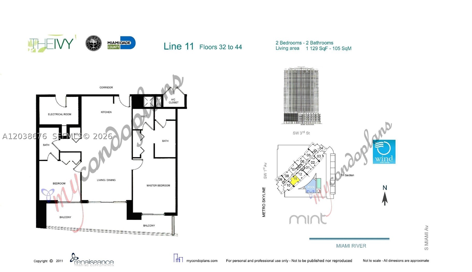 90 SW 3rd St #4311, Miami FL 33130