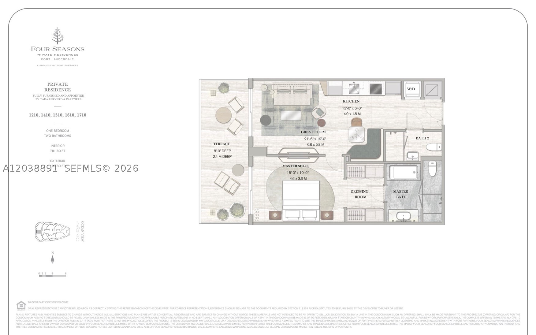 525 N Fort Lauderdale Beach Blvd #1210, Fort Lauderdale FL 33304