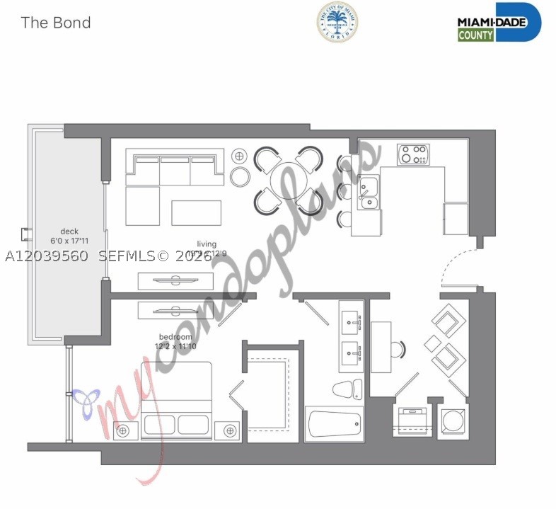1080 Brickell Ave #4103, Miami FL 33131