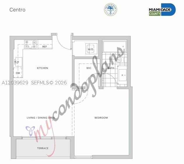 151 SE 1st St #3103, Miami FL 33131