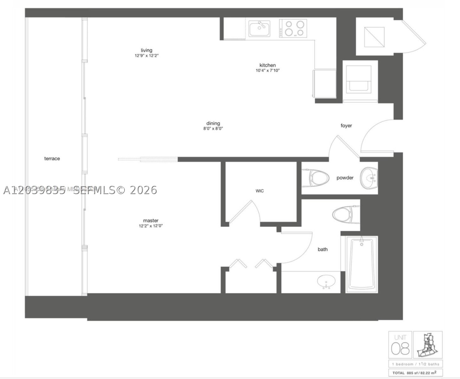 92 SW 3rd St #5108, Miami FL 33130