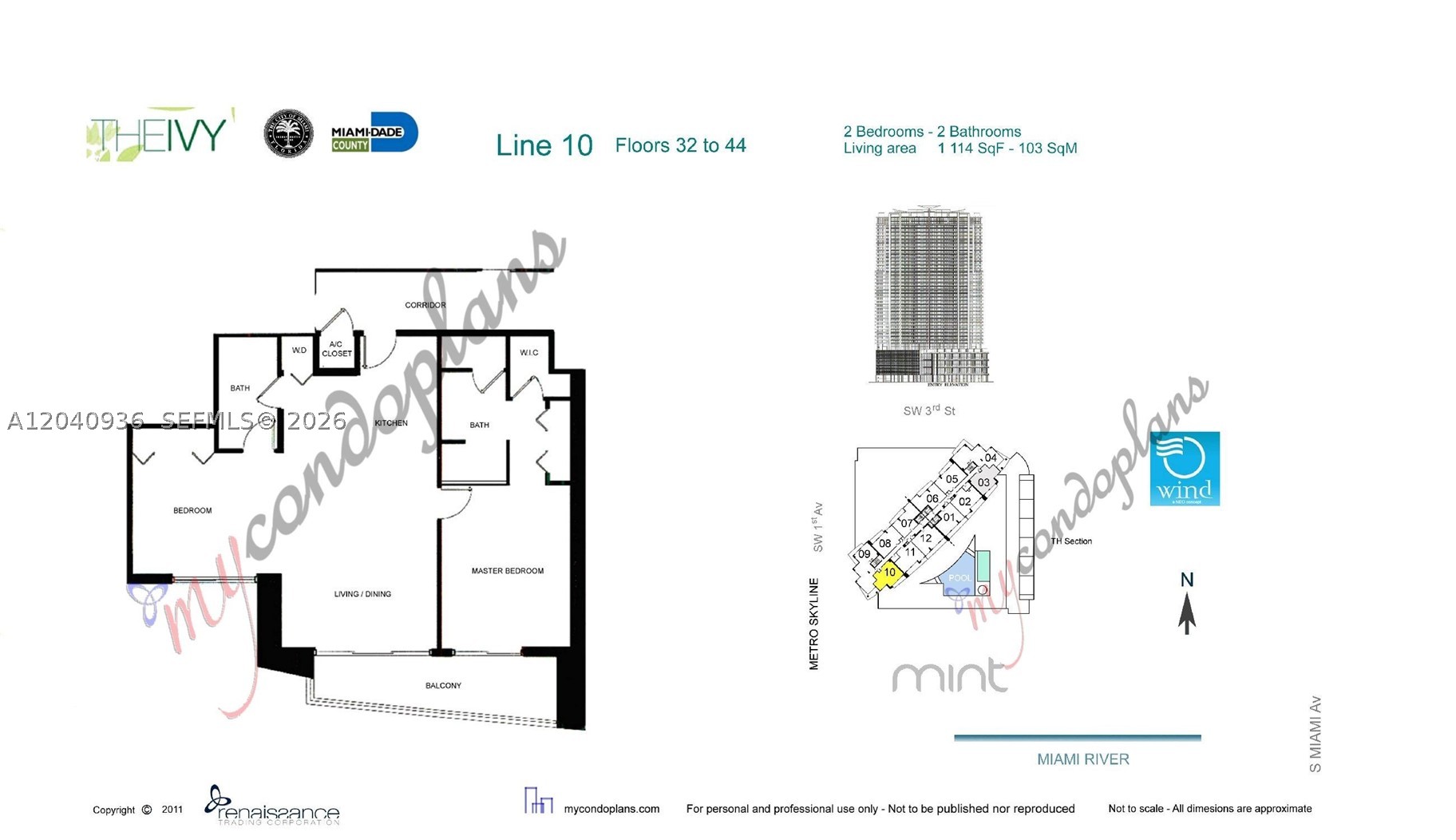 90 SW 3rd St #3610, Miami FL 33130