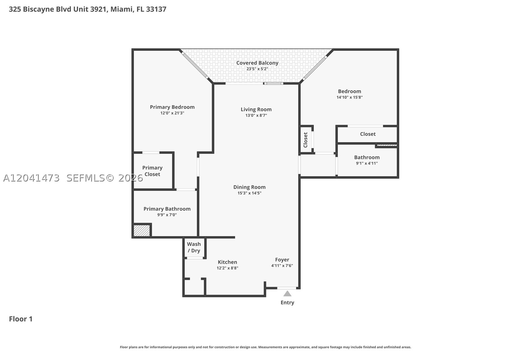 325 S Biscayne Blvd #3921, Miami FL 33131