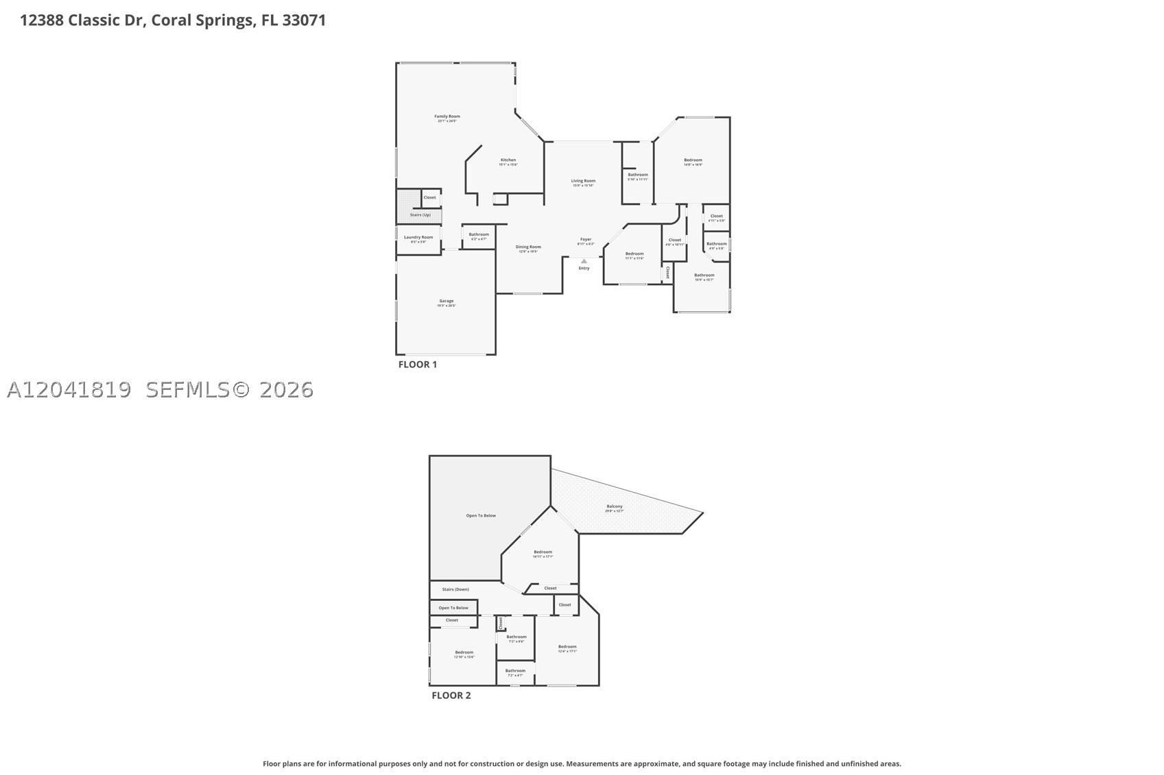 12388 Classic Dr, Coral Springs FL 33071