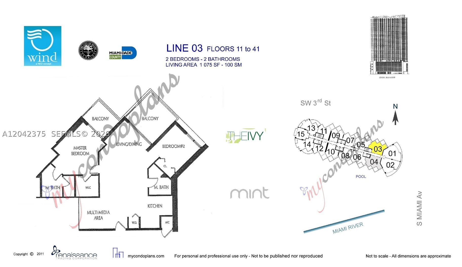 350 S Miami Ave #1903, Miami FL 33130
