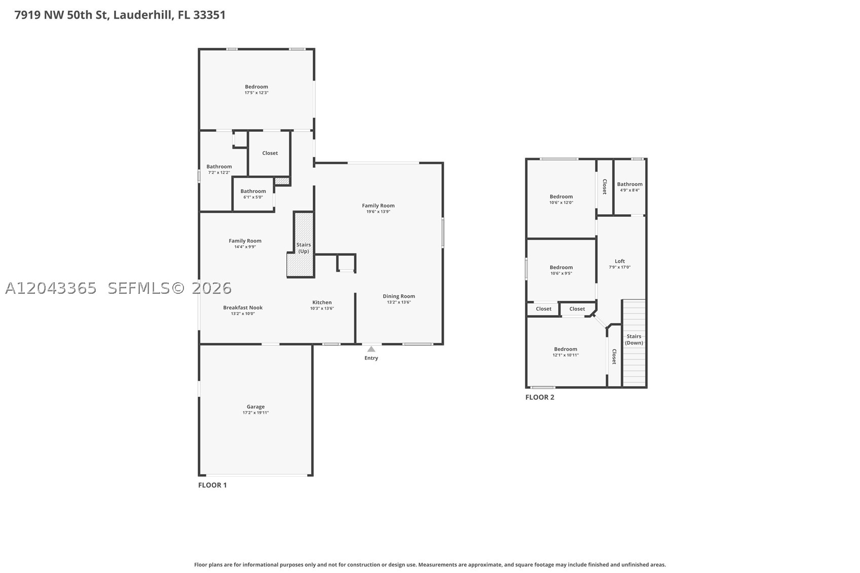 7919 NW 50th St, Lauderhill FL 33351