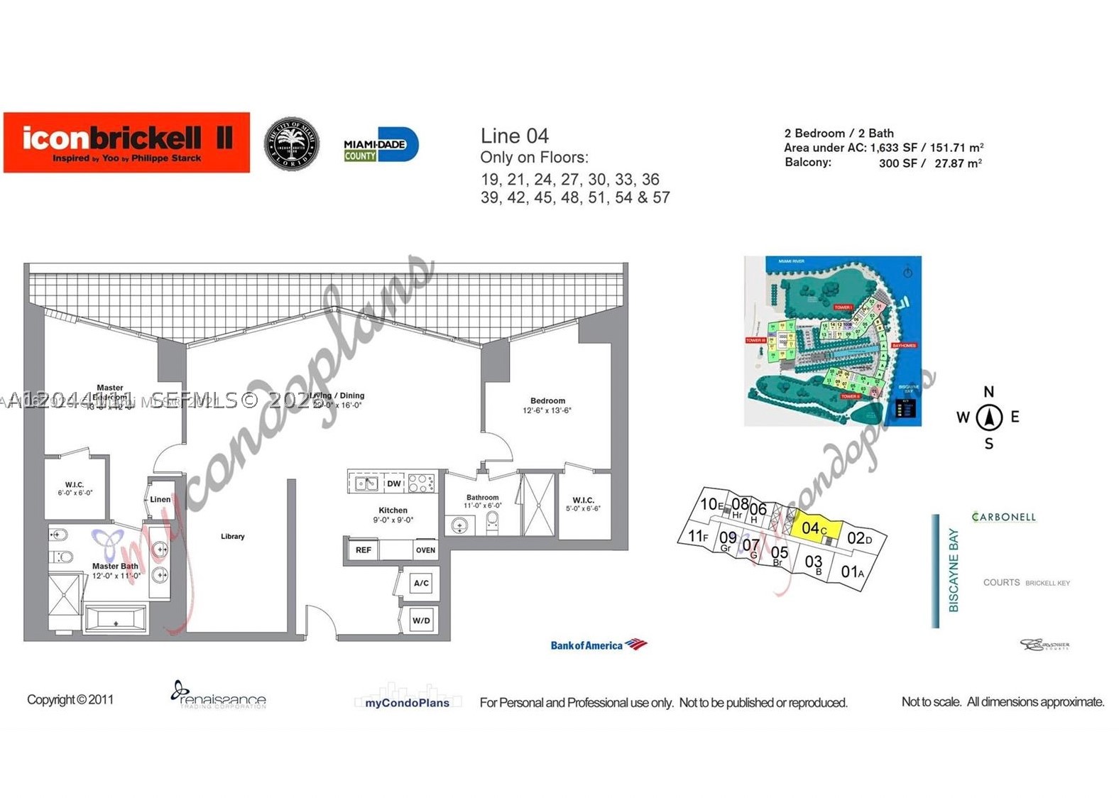 495 Brickell Ave #4804, Miami FL 33131