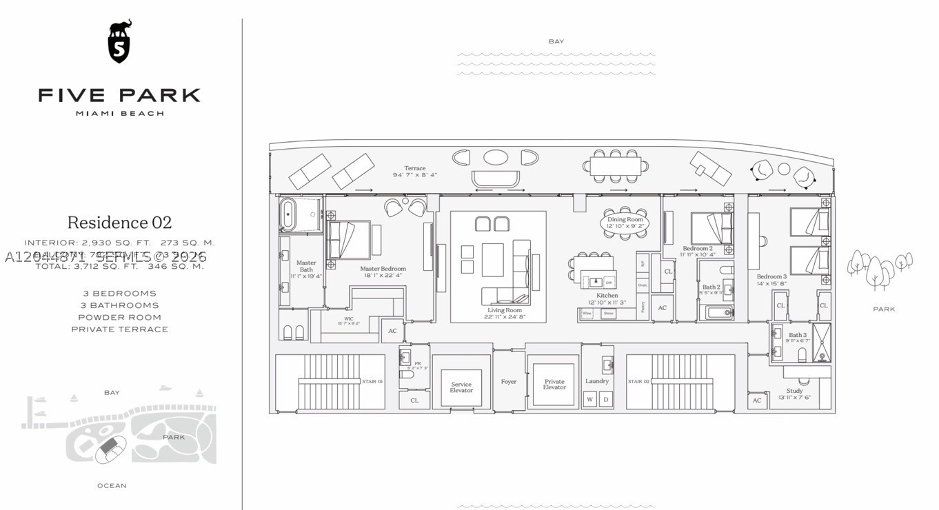 501 West Ave #4102, Miami Beach FL 33139