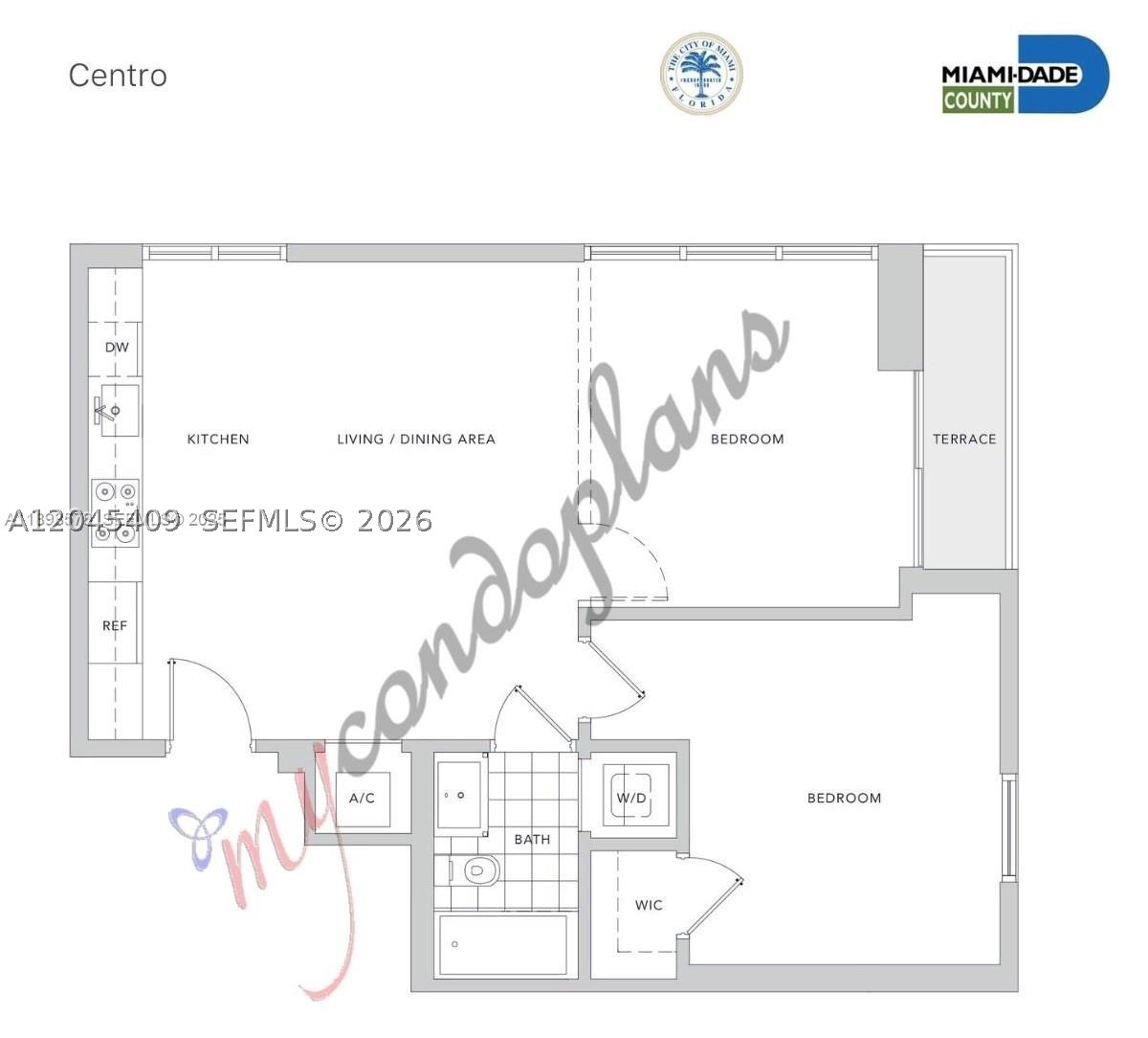151 SE 1st St #1402, Miami FL 33131