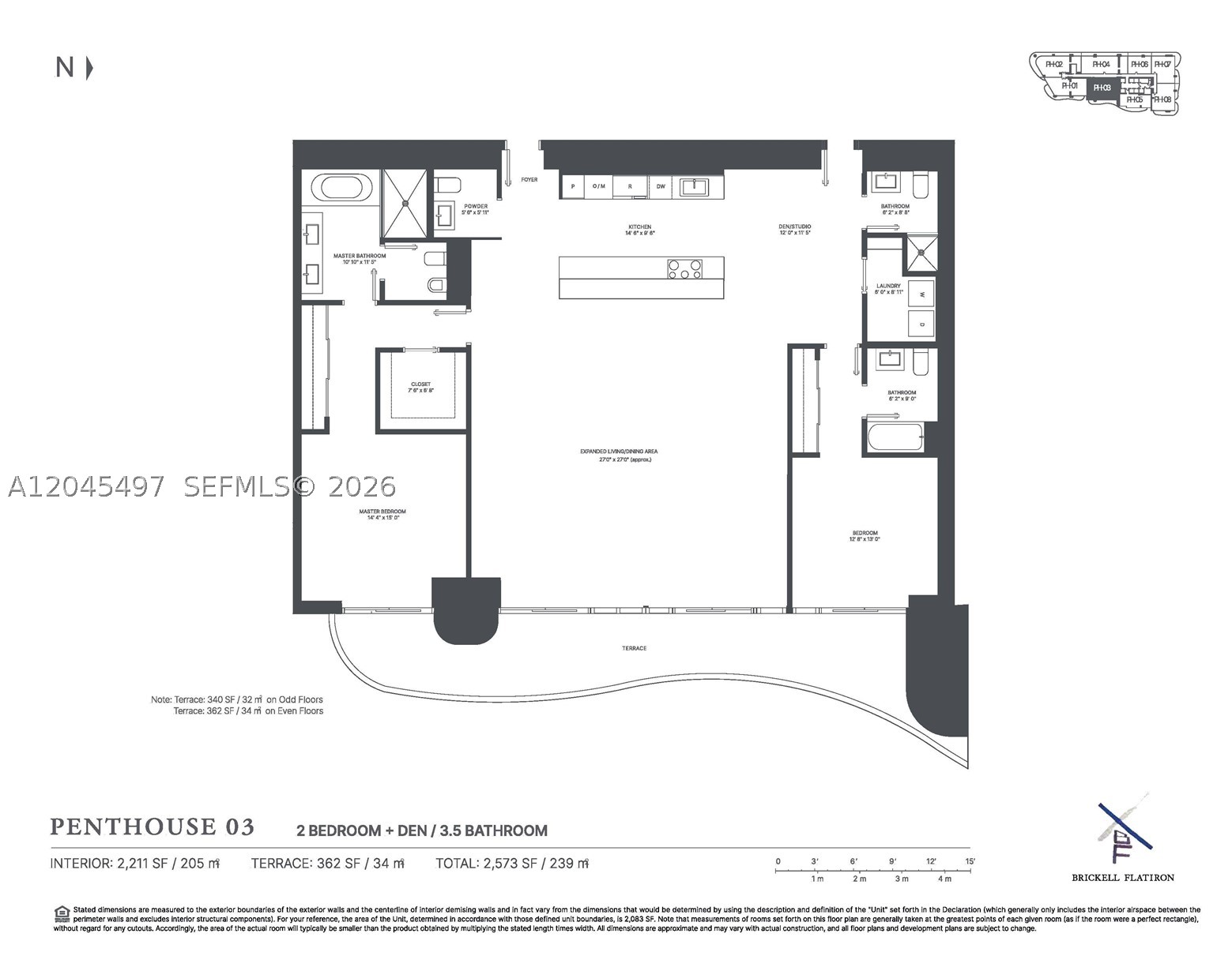 1000 Brickell Plz #PH5403, Miami FL 33131