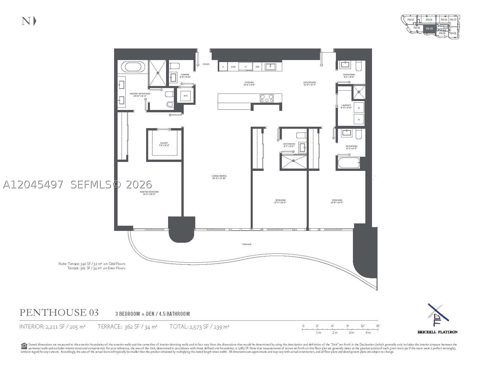 1000 Brickell Plz #PH5403, Miami FL 33131