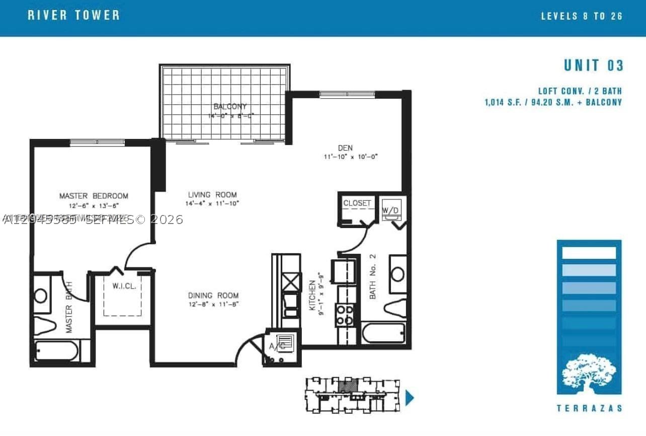 1861 NW S River Dr #2503, Miami FL 33125