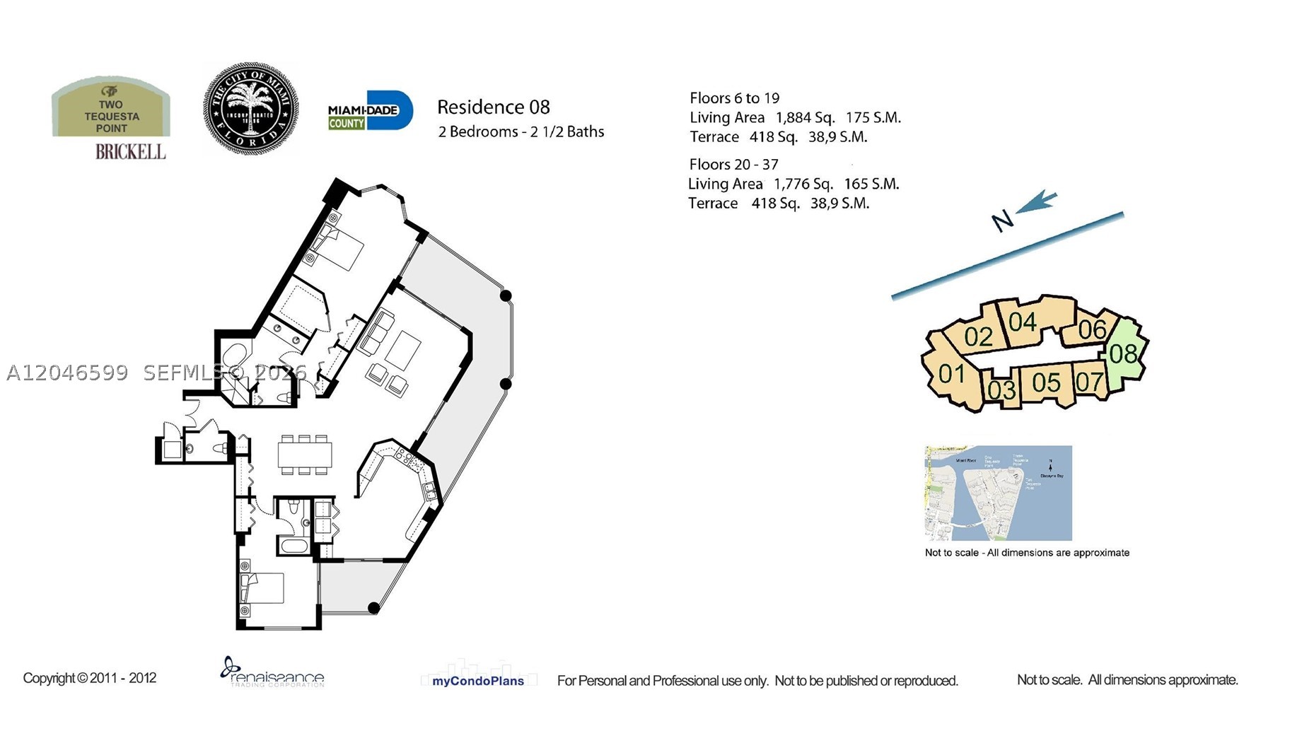 808 Brickell Key Dr #1808, Miami FL 33131