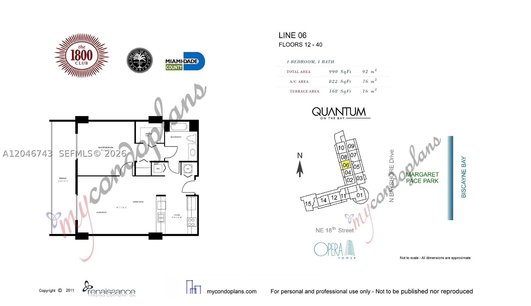 1800 N Bayshore Dr #4106, Miami FL 33132