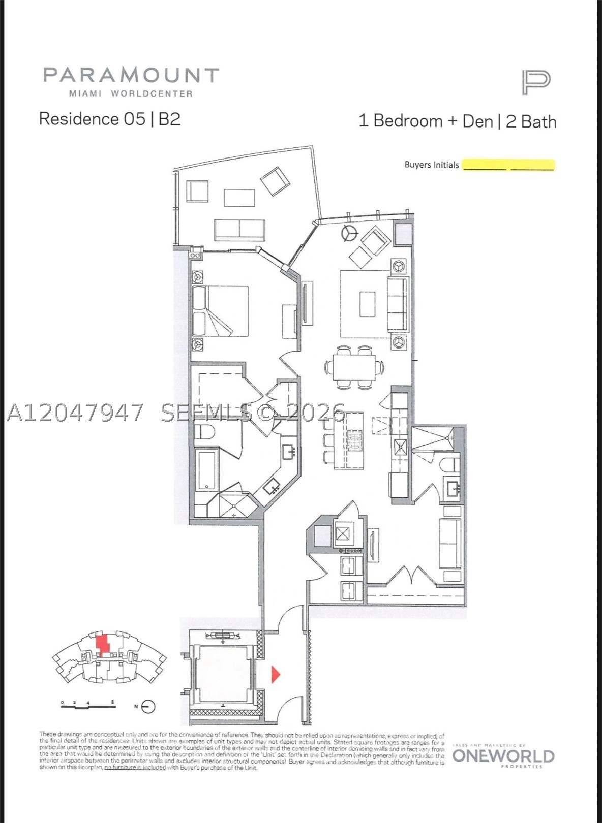 851 NE 1st Ave #3705, Miami FL 33132