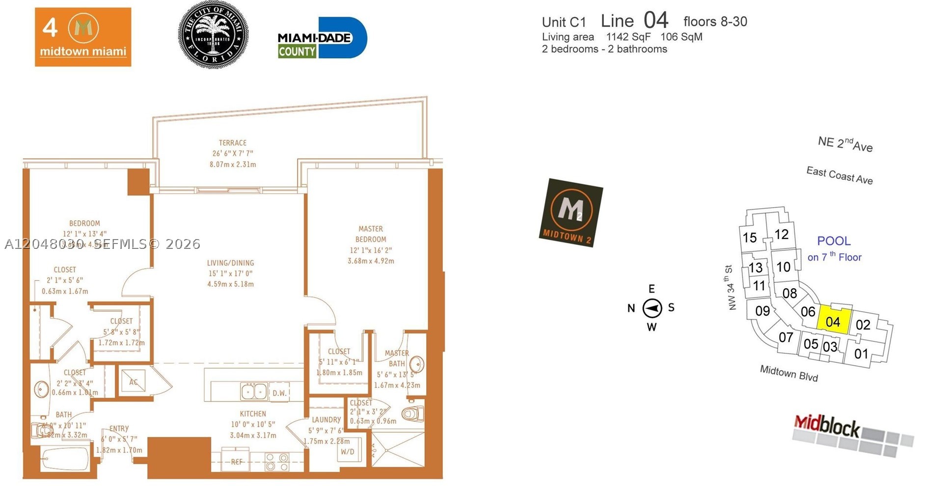 3301 NE 1st Ave #H1704, Miami FL 33137