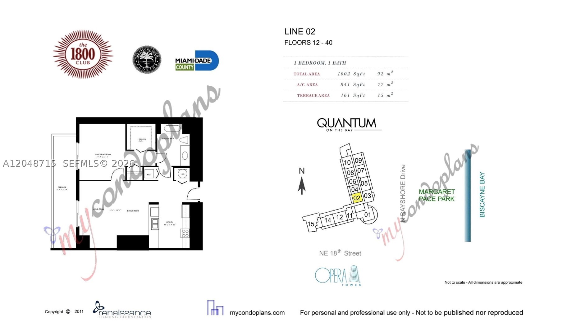 1800 N Bayshore Dr #4102, Miami FL 33132