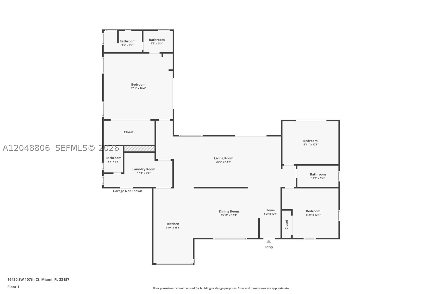 16430 SW 107th Ct, Miami FL 33157