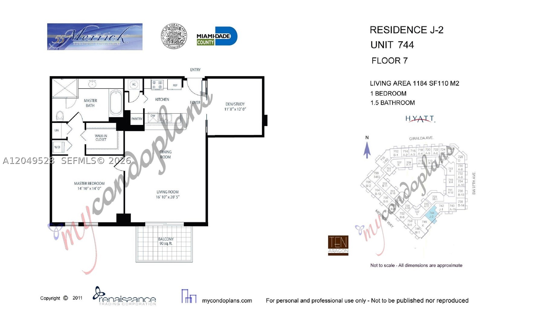 55 Merrick Way #744, Coral Gables FL 33134