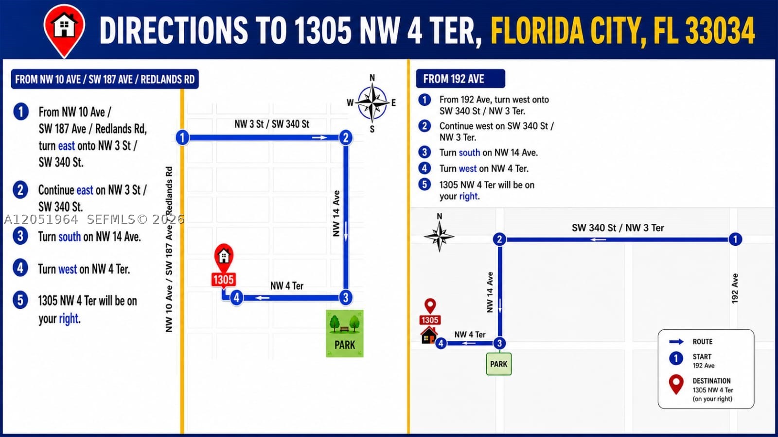 1305 NW 4th Ter, Florida City FL 33034