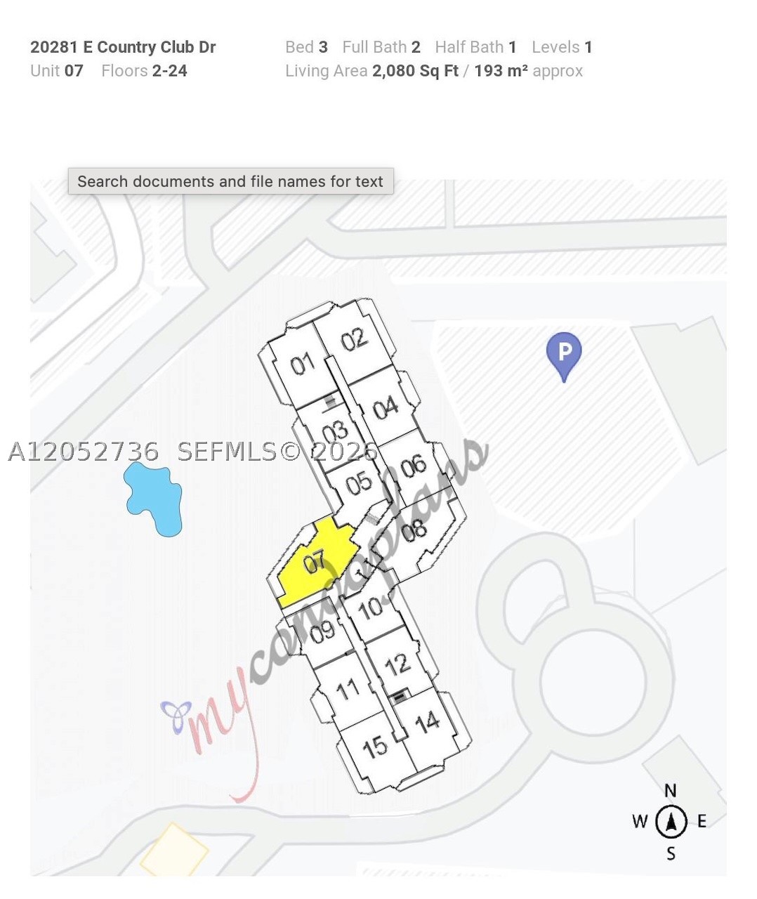 20281 E Country Club Dr #1907, Aventura FL 33180