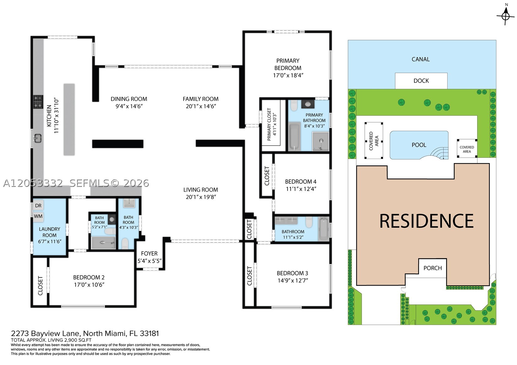 2273 Bayview Ln, North Miami FL 33181