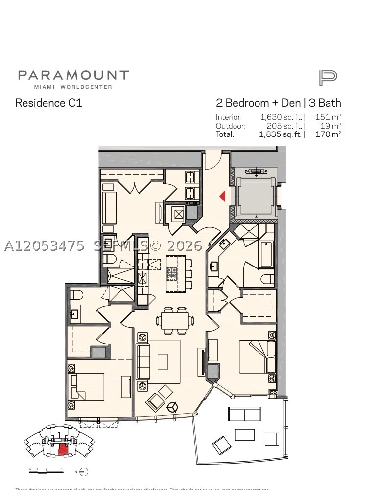 851 NE 1st Ave #2308, Miami FL 33132
