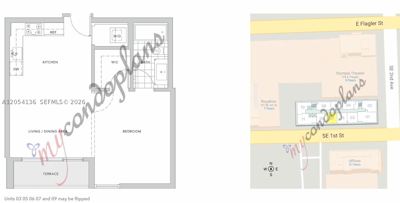 151 SE 1st St #1107, Miami FL 33131