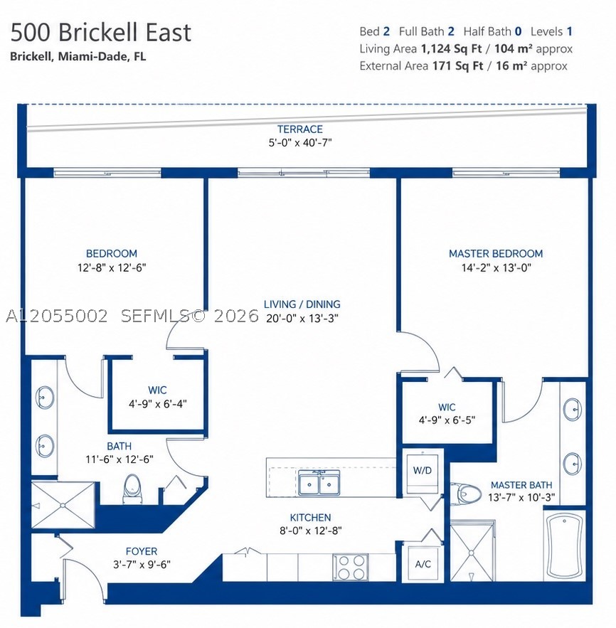 500 Brickell Ave #1805, Miami FL 33131