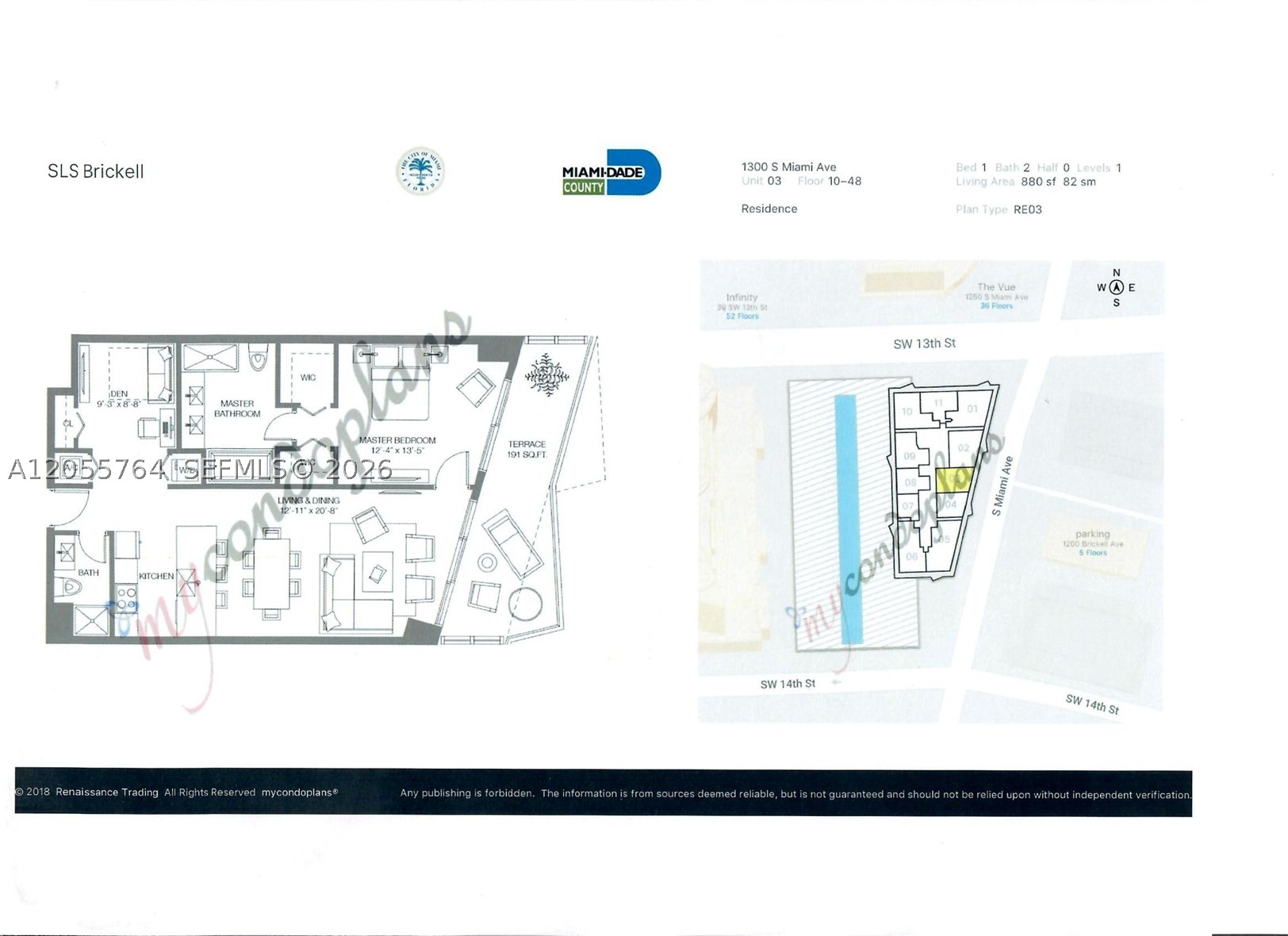 1300 S Miami Ave #3503, Miami FL 33130