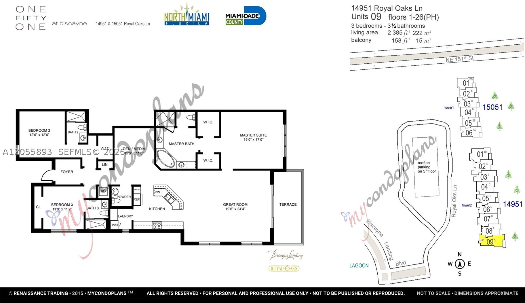 14951 Royal Oaks Ln #409, North Miami FL 33181