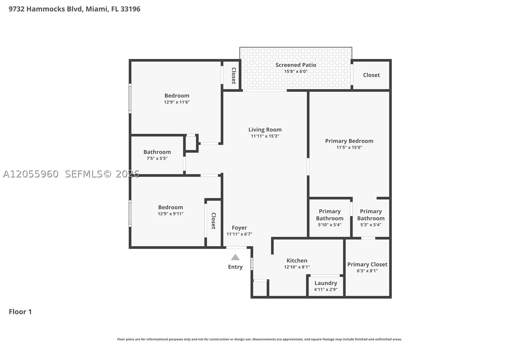 9732 Hammocks Blvd #203-17, Miami FL 33196