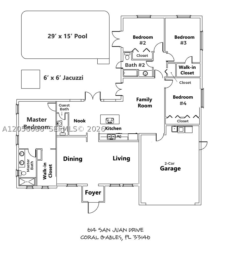 614 San Juan Dr, Coral Gables FL 33143
