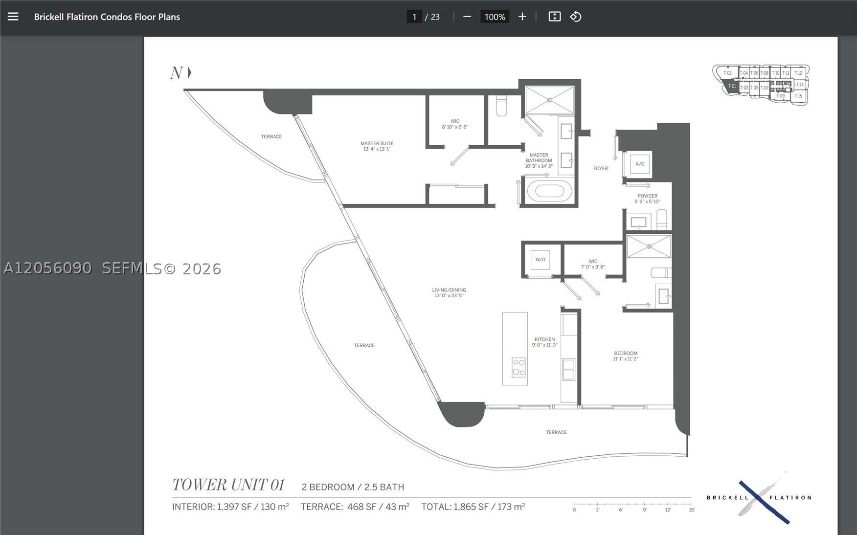 1000 Brickell Plaza #2301, Miami FL 33131