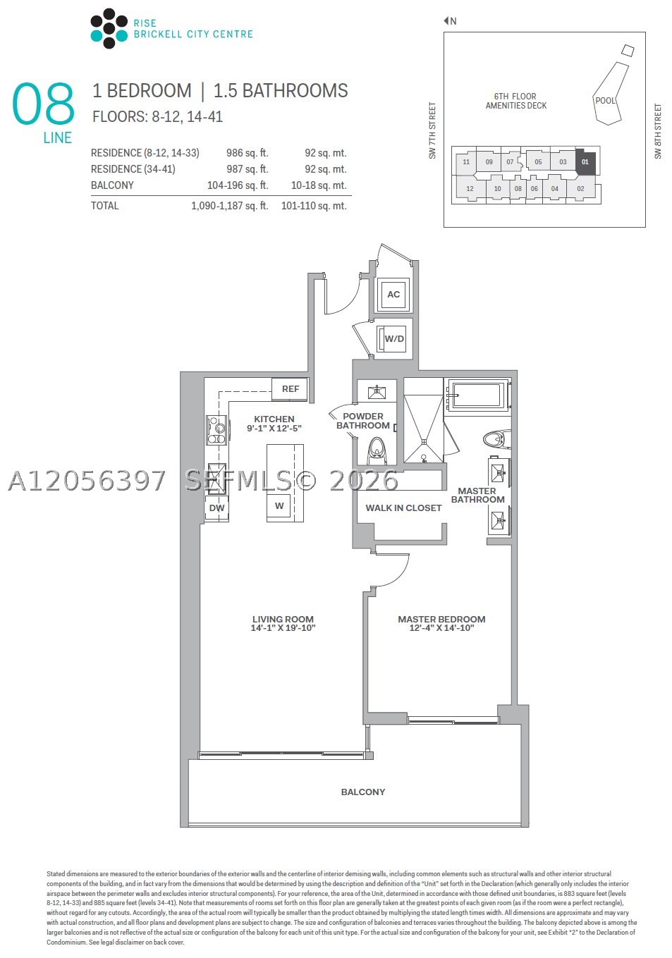 68 SE 6th St #3908, Miami FL 33130