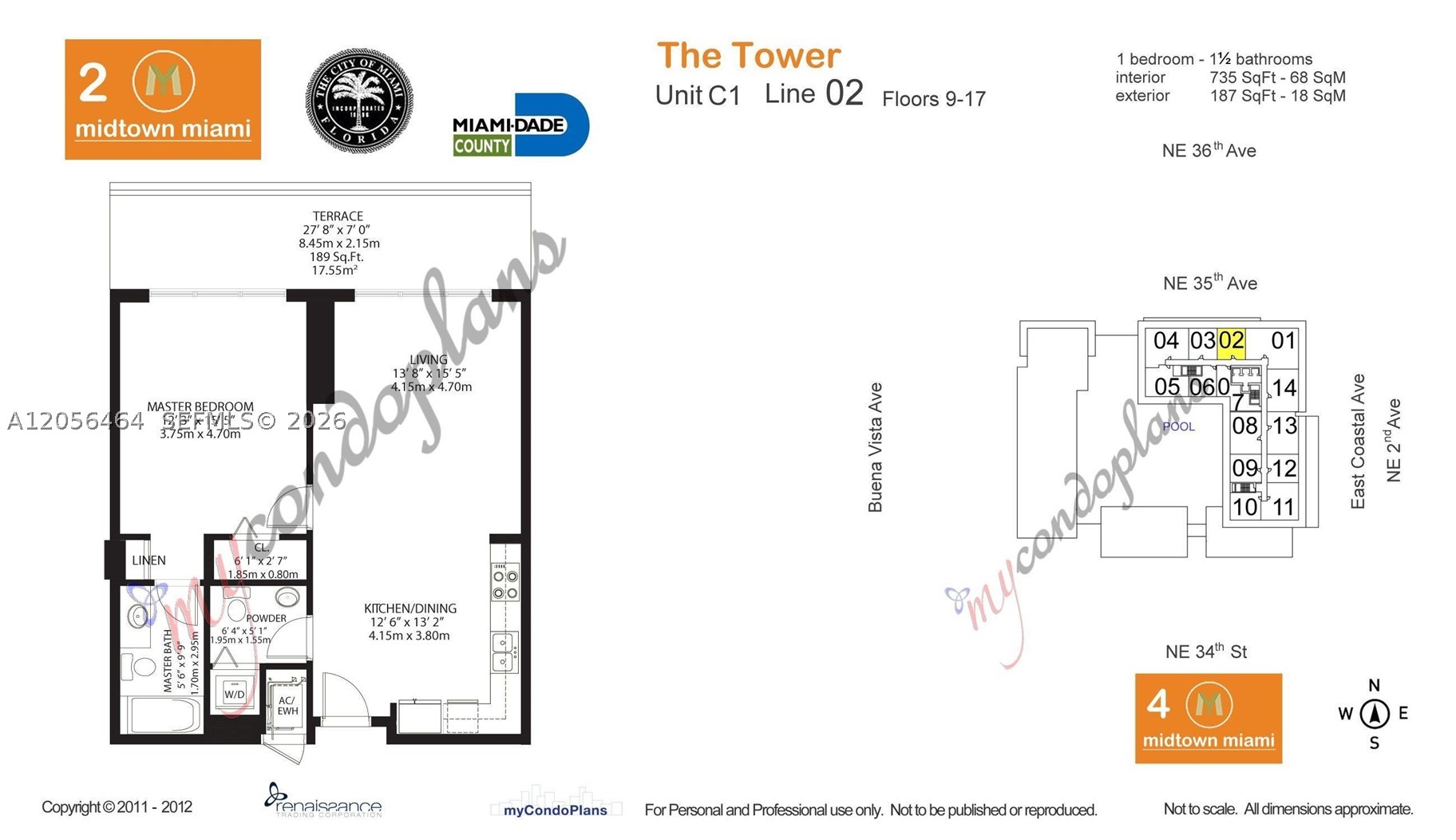 3470 E Coast Ave #H2302, Miami FL 33137