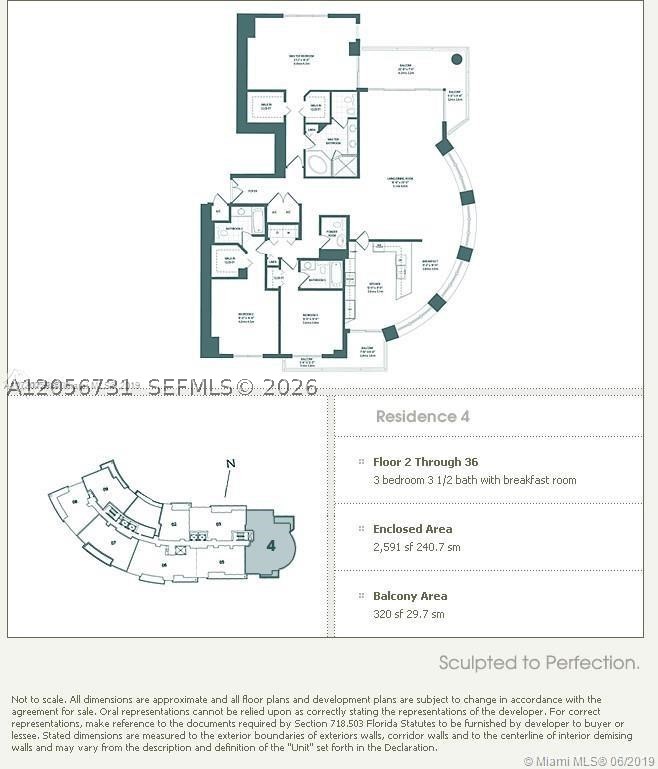 901 Brickell Key Blvd #3004, Miami FL 33131